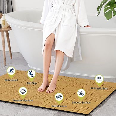 ANIXOL Acacia Wood Interlocking Deck Tiles