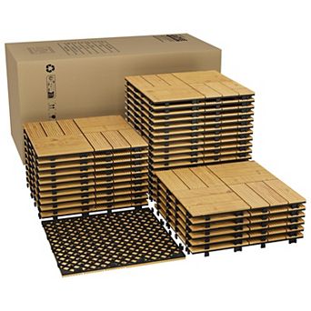 ANIXOL Acacia Wood Interlocking Deck Tiles