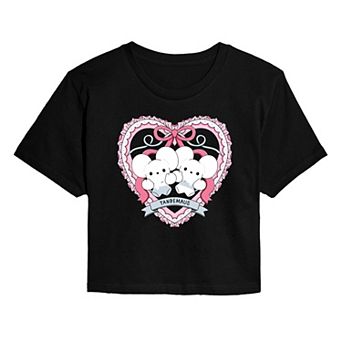Juniors' Pokémon Tandemaus Coquette Cropped Tee
