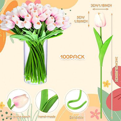 Artificial Tulips Bouquet Wedding Home Decor
