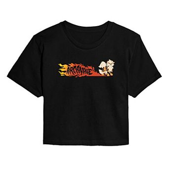 Juniors' Pokémon Arcanine Cropped Tee