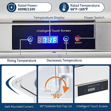ANIXOL Electric Buffet Food Warmer