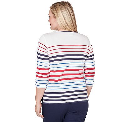 Women's Alfred Dunner Stars & Stripes Americana Top