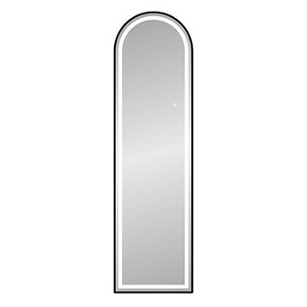 Modern Arched LED Cheval Floor Mirror