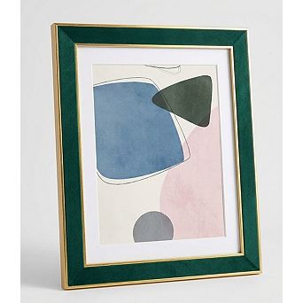 Elegant Green Suede 18x24 Poster Frame for Artwork & Photos