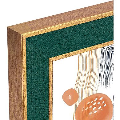 Elegant Green Suede 18x24 Poster Frame for Artwork & Photos