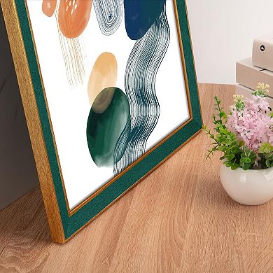 Elegant Green Suede 18x24 Poster Frame for Artwork & Photos