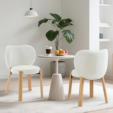 Teddy Upholstered Vanity Chair Makeup Seat Accent Furniture for Bedroom