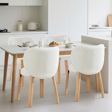 Teddy Upholstered Vanity Chair Makeup Seat Accent Furniture for Bedroom