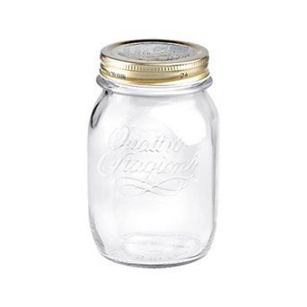 Bormioli Rocco Quattro Stagioni 17 oz Canning Jar - Vacuum Sealed for Home Canning
