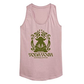 Women's Star Wars Yoda Yoga Racerback Tank Top