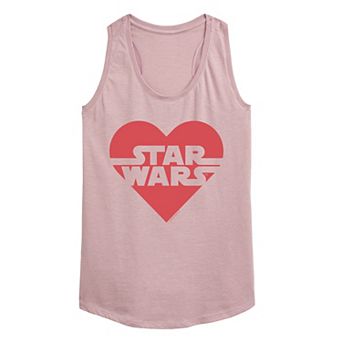 Women's Star Wars Heart Logo Racerback Tank Top