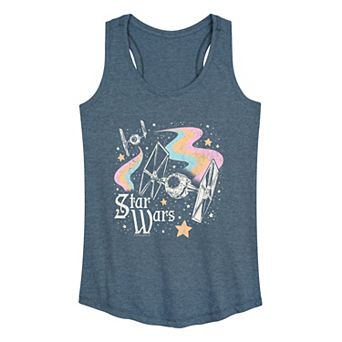 Women's Star Wars Celestial Ships Racerback Tank Top