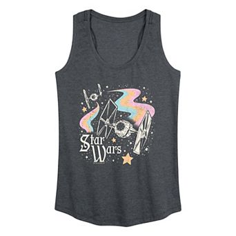 Women's Star Wars Celestial Ships Racerback Tank Top