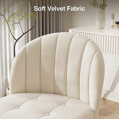 Accent Dining Chairs Set of 6,Fabric Upholstered Chair for Kitchen, Living Room, Restaurant
