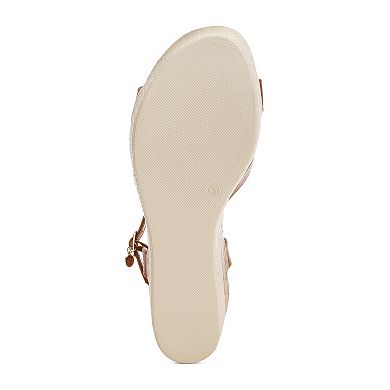 London Rag Zinny Women's Wedge Slingback Sandals
