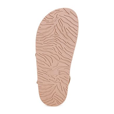 London Rag Carine Women's Slingback Flat Sandals