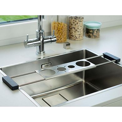 Sanni Shoo Drip.it Stainless Steel Sink Caddy With Telescopic Rails & Removable Tray