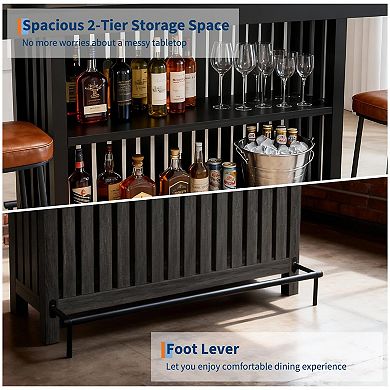 ANIXOL Storage Footrest Bar Table