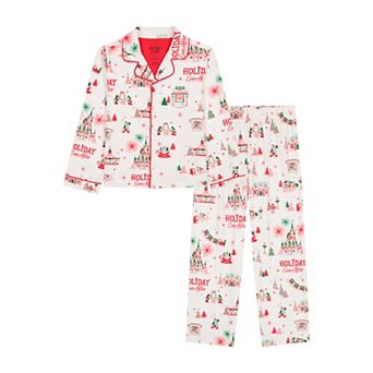 Toddler Disney Holiday Ever After Mickey & Minnie Pajama Top & Pajama Bottoms Set