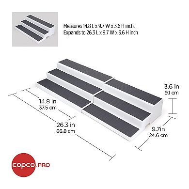 Copco Pro Expandable 3-Tier Cabinet Organizer - Adjustable Deep Shelf System