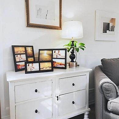 4x6 5-Opening & 4x6 2-Opening & 8x10 3-Opening Photo Frame Set of 3