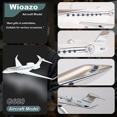 Gulfstream Jet Model, Resin Aviation Airplane Models Alloy Diecast Airplane, Gift Box
