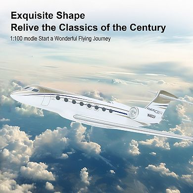 Gulfstream Jet Model, Resin Aviation Airplane Models Alloy Diecast Airplane, Gift Box