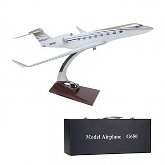 Gulfstream Jet Model, Resin Aviation Airplane Models Alloy Diecast Airplane, Gift Box