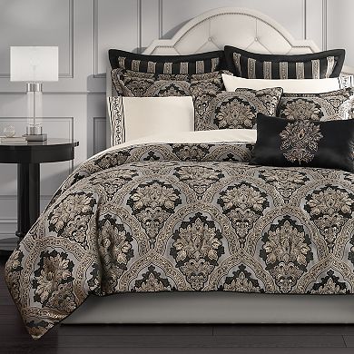 Five Queens Court Harriman 4-Piece Comforter Set with Shams