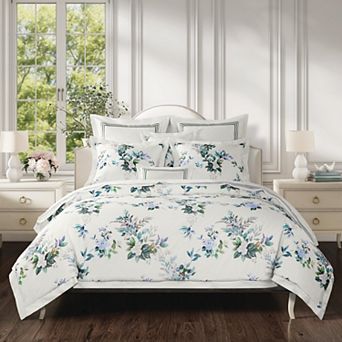 Five Queens Court Mayfield Floral Comforter Set with Shams