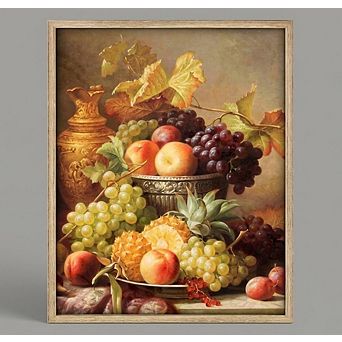 Rustic Oak 24x32 Frame with Mat for 20x28 Artwork & Posters