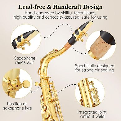 ANIXOL Beginner Tenor Saxophone Set