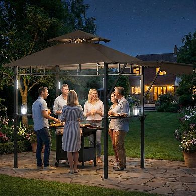 ANIXOL Durable Waterproof Outdoor Shelter with Stable Metal Frame