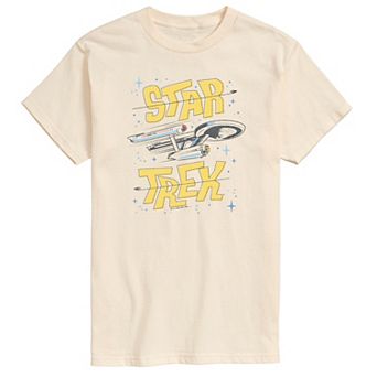 Men's Star Trek Retro Logo Distressed Graphic Tee