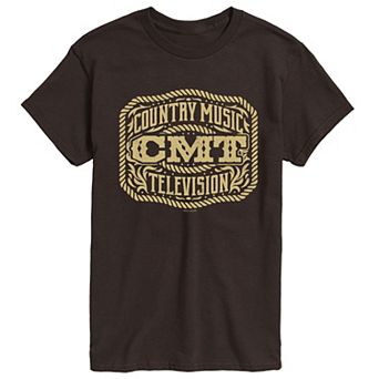 Men's CMT Western Belt Buckle Logo Graphic Tee