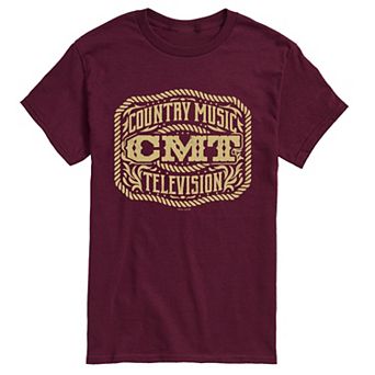 Men's CMT Western Belt Buckle Logo Graphic Tee