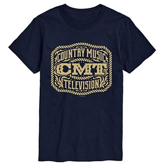 Men's CMT Western Belt Buckle Logo Graphic Tee