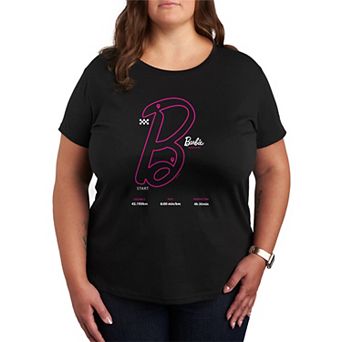 Plus Size Barbie Marathon Graphic Tee
