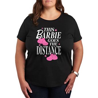 Plus Size Barbie This Barbie Goes The Distance Graphic Tee
