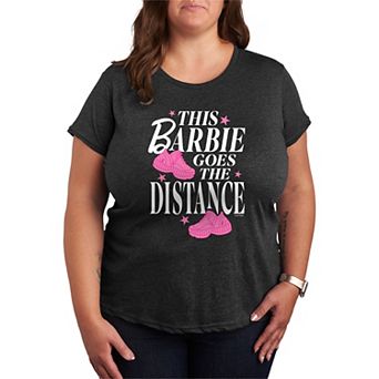 Plus Size Barbie This Barbie Goes The Distance Graphic Tee