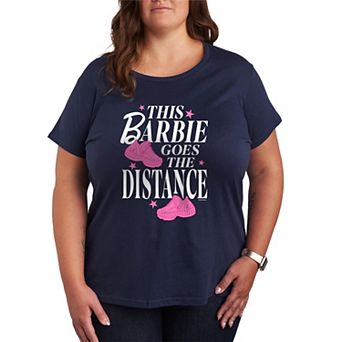 Plus Size Barbie This Barbie Goes The Distance Graphic Tee
