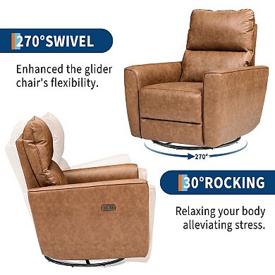 ANIXOL Power Swivel Glider Recliner Chair