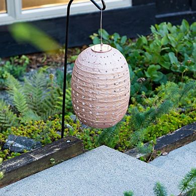 Soji Stella - Barrel Swiss Dot Solar Lantern