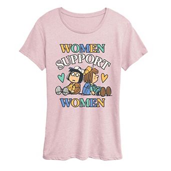 Women's Peanuts Women Support Women Graphic Tee