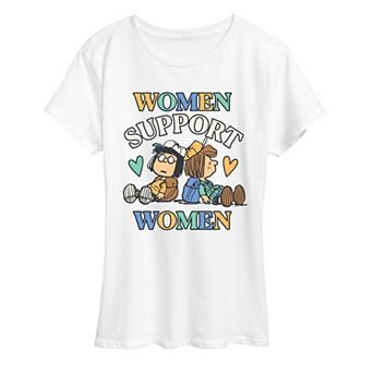 Women's Peanuts Women Support Women Graphic Tee