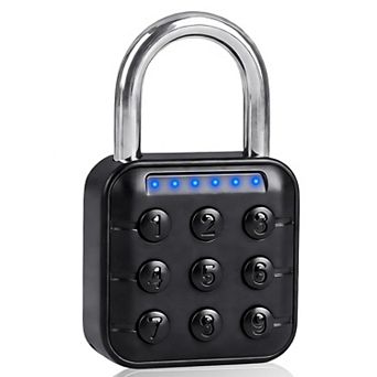 Smart Combination Lock for Locker 6 Digit Password Digital Padlock with Tuya APP Contrl