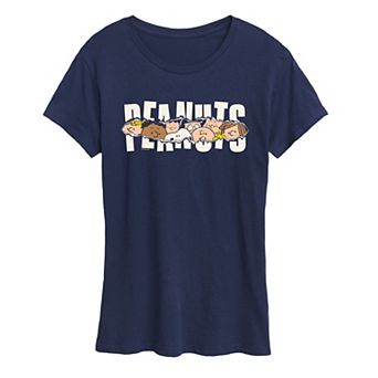 Women's Peanuts Snoopy & Friends Logo Graphic Tee