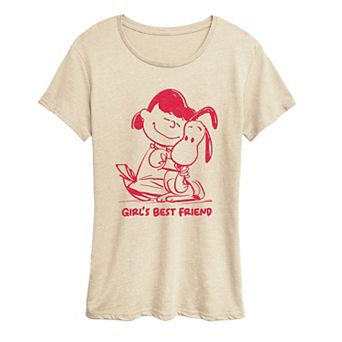 Women's Peanuts Lucy & Snoopy Graphic Tee