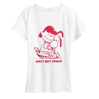 Women's Peanuts Lucy & Snoopy Graphic Tee